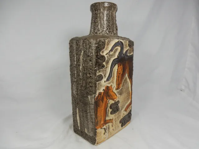 Rare 70´s design Scheurich Keramik pottery Fat Lava vase " Montignac " 481 - 30 2