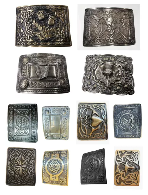 Men's Scottish Kilt Belt Buckles - Celtic Designs Buckles Antique