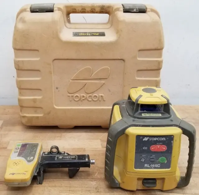Topcon RL-H4C Rotary Laser Level with Receiver w/Case - USED
