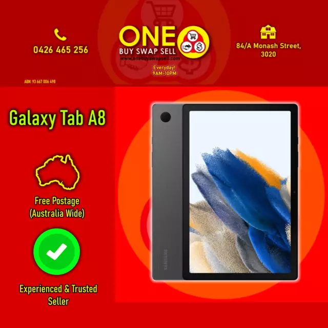 Samsung Galaxy Tab A8 SM-X200 64GB, Wi-Fi, 10.5 - Gray for sale online