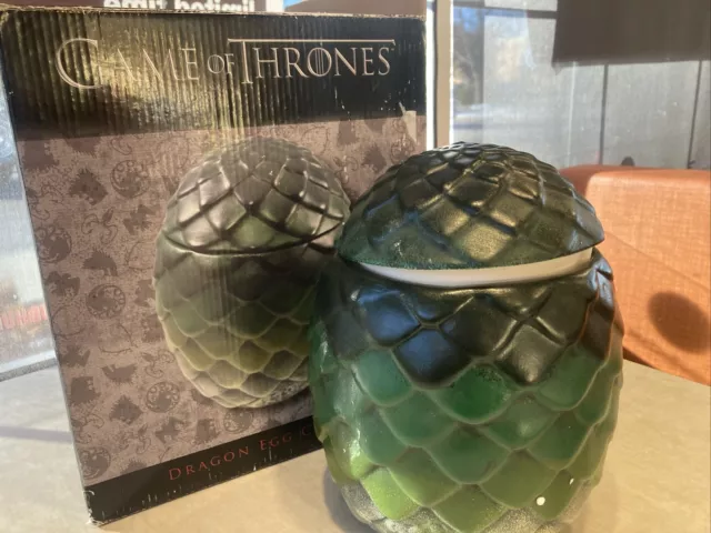 Game of Thrones Dragon Egg Canister Ceramic Cookie Jar - Very Good Condition