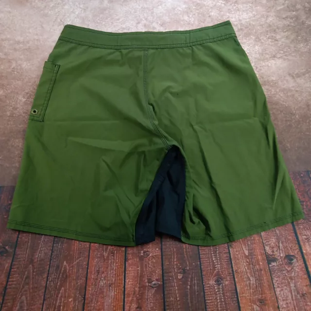 FORGED Board Shorts Mens Size 36 CrossFit Workout MMA Green 2