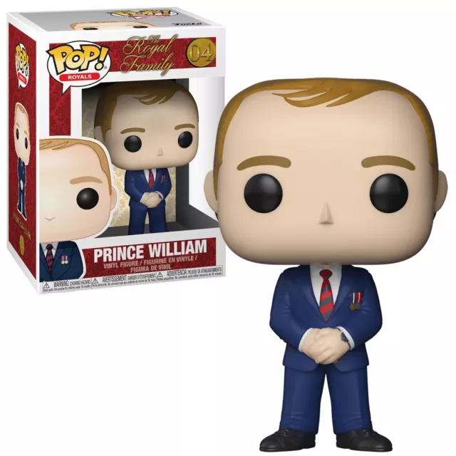 Funko POP! Royals Prince William The Royal Family #04 Vinyl Figure New