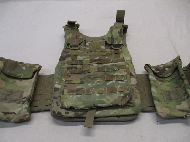 Gen 4 Bulletproof Vest Multicam Plate Carrier Medium Ocp Body Armor Level Iii-A