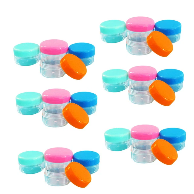 60 piezas Crema Abstener Botellas Loción Jar Vacía Loción Crema Botella