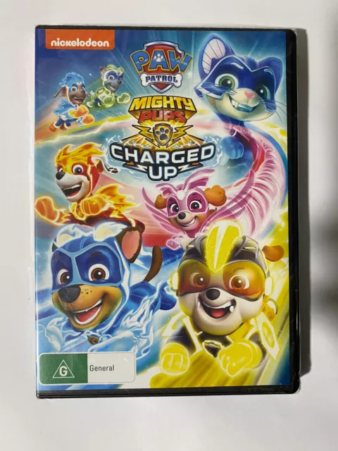 Paw Patrol Mighty Pups Charged Up DVD Brand NEW & SEALED Region 4 Aus
