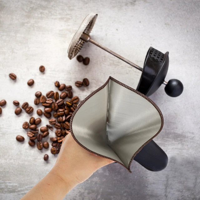 Stainless Steel Funnel Loose Leaf Tea Infuser Coffee Filter Mesh Travel