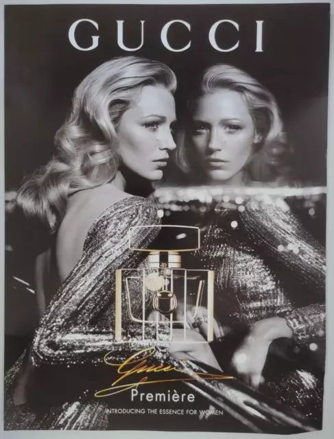 Gucci Premiere Perfume Parfum Women 2013 W Magazine Ad 10x13"
