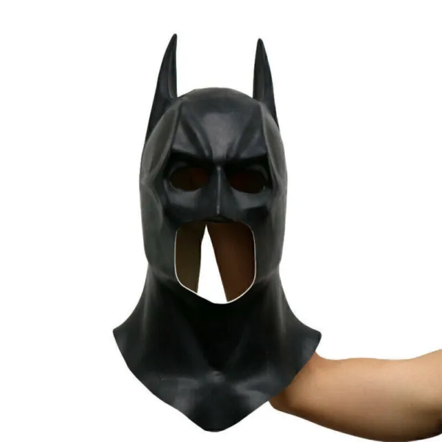 Batman Vollkopfmaske Erwachsene The Dark Knight Rises Halloween Cosplay Kos V2F4