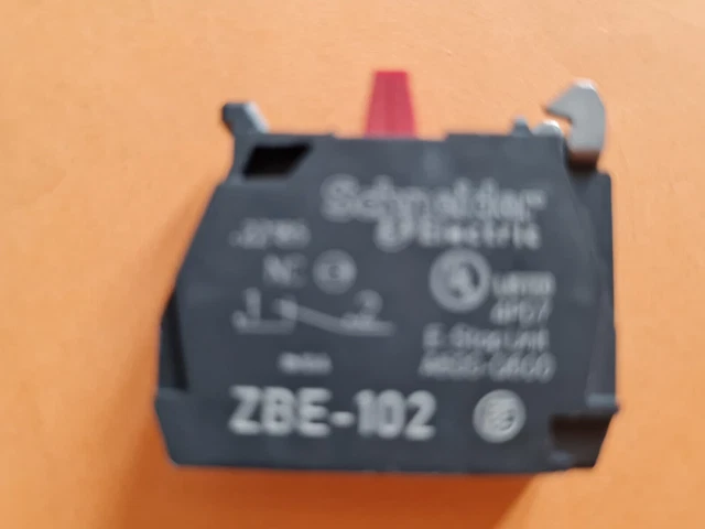 Contact électrique ZBE-101 (NO) Ou ZBE-102 (NC) – 1 Pièce – Bloc De Contact Harmony XB4/XB5 Schneider Electric