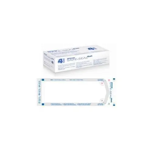 Medicom 88025 Safe-Seal Duet Self Sealing Sterilization Pouches 5.25"x10" 200/Bx