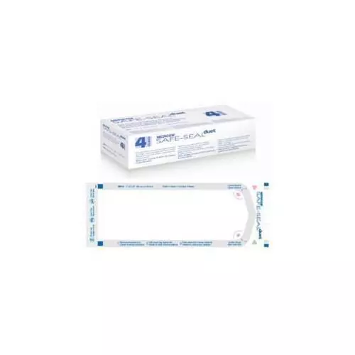 Medicom 88025 Safe-Seal Duet Self Sealing Sterilization Pouches 5.25"x10" 200/Bx