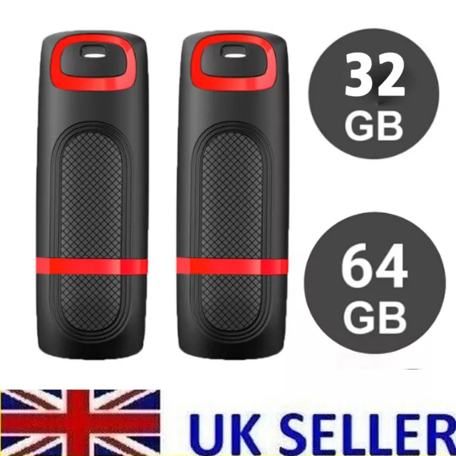 1x 2x 32GB 64GB USB 3.0 Flash Drive Memory Stick Thumb Pen Drive Storage Drive