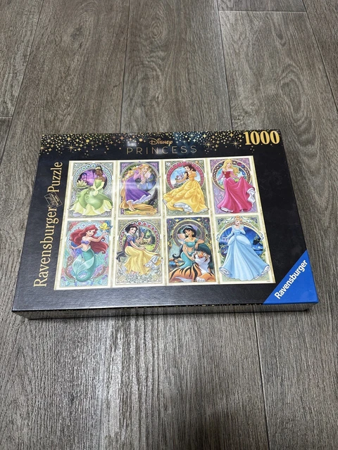 RAVENSBURGER DISNEY PRINCESS Art Nouveau 1000 piece Jigsaw Puzzle - New ...