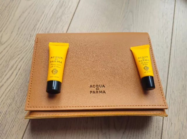 ***BRAND NEW*** ETIHAD Business Class Acqua Di Parma Amenity Kit Pouch - Orange