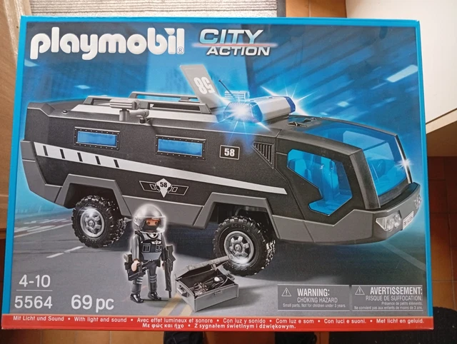 PLAYMOBIL 5564 POLICE Swat Rare Version Usa Misb Neuf Neu New Seul