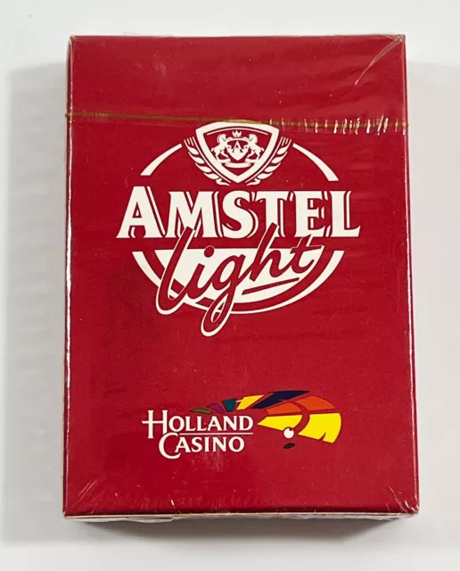 VINTAGE Playing Cards ~ AMSTEL LIGHT BEER ~ HOLLAND CASINO ~ Sealed Deck - NEW!