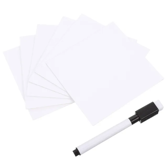 Pegatina de mensaje pegajoso reutilizable borrado en seco papel marcadores etiqueta de notas