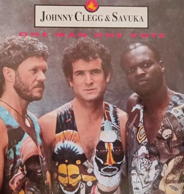 Johnny Clegg & Savuka-One (Hu) Man One Vote Vinyl 7" Single.1989 EMI 136.