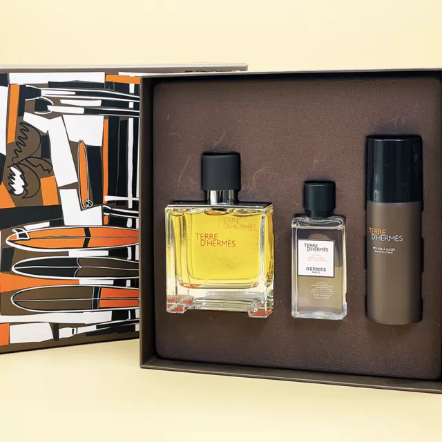 HERMES Terre d'Hermes Eau de toilette 75ml Profumo Uomo Set Regalo