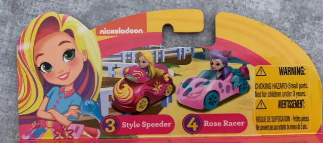 Nickelodeon Sunny Day Style Speeder & Rose Racer Die Cast Vehicles. 2