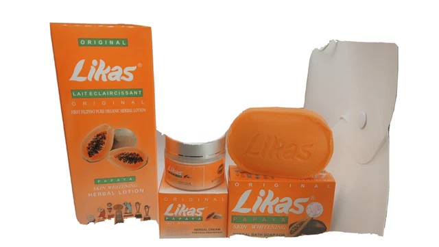 Savon Likas Papaya Ultra Éclaircissant - 135g - Anti-imperfections Corps Et Visage