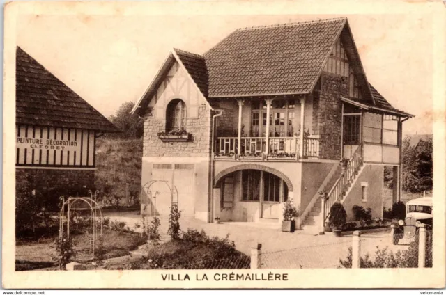 S12338 cpa 14 Franceville Plage - Avenue des Baigneurs - Villa La Crémaillère