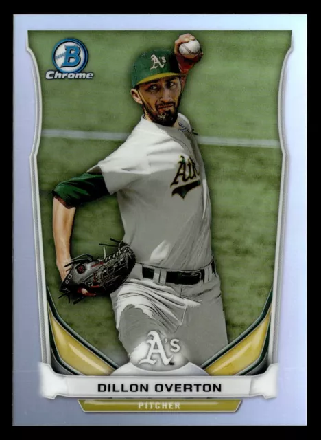 2014 Bowman Chrome Prospect Refractor #BCP26 DILLON OVERTON a's 292/500 (B2)