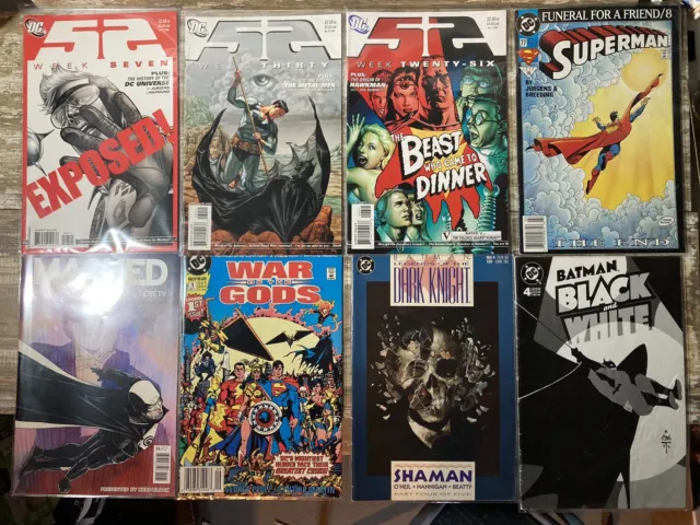 Vintage Retro DC Comics Lot Superman - Dark Knight / Batman