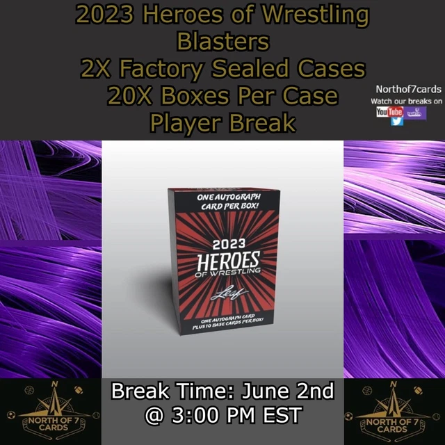 AL SNOW 2023 Leaf Heroes Of Wrestling 2 Case Player Break 4 1.99