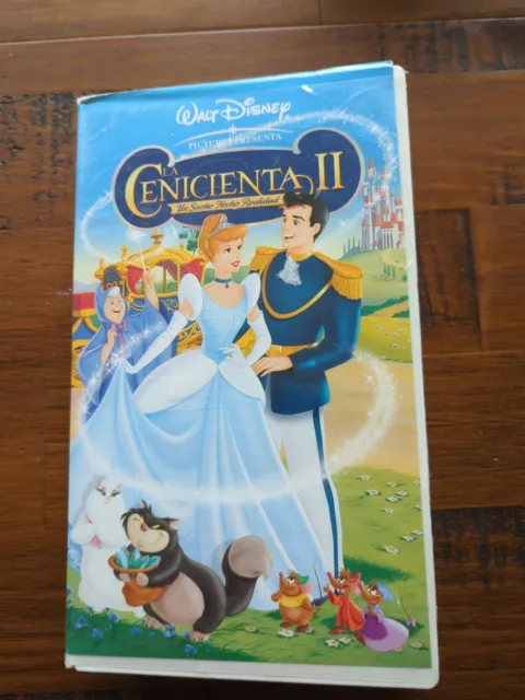 Cinderella 2 Spanish Vhs VERY RARE PURPLE TAPE (LA CENICIENTA 2)