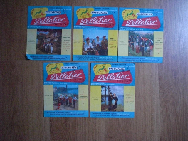 Lot De 9 Buvards Publicitaires Vintage Des Années 50/60 - France