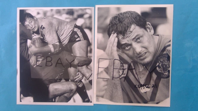 Steve Rac Rugby 2 X RUGBY League Press Photos Balmain Steve Roach 1988 & 1990 $40.00 ...