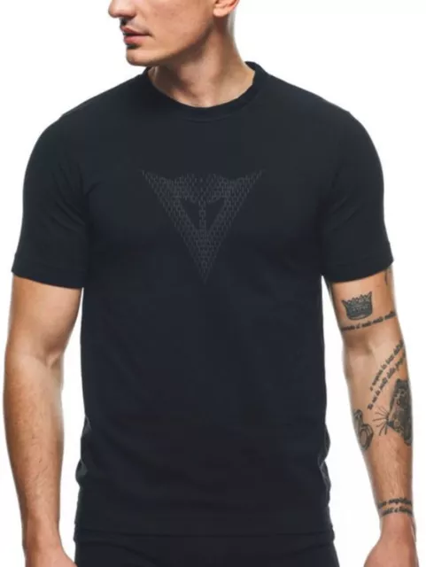 T-Shirt Technique Couche Dainese Rapide Dry Tee Transpirant Noir