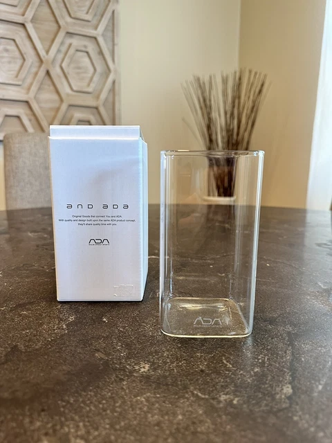 Ada Aqua Design Amano And Ada Kaku Long Pot Glass Collectors Item Rare New