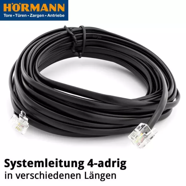 ★ Línea de sistema Hörmann con conectores de sistema 4 hilos diferentes longitudes WA300 400