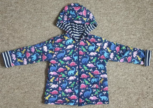 Gorgeous Jojo Maman Bebe Girls Dino Hoodie 4-5 Years Dinosaur Great Condition
