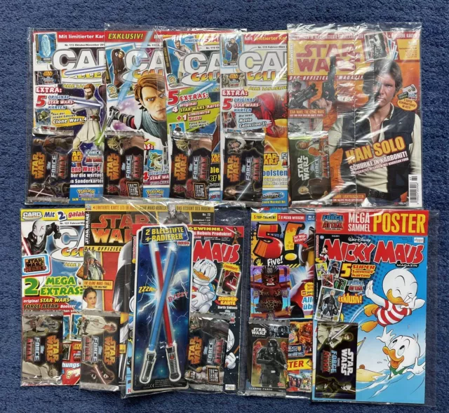 Force Attax 10 Stück Comics Zeitschriften mit Limitierten Auflagen / Booster OVP