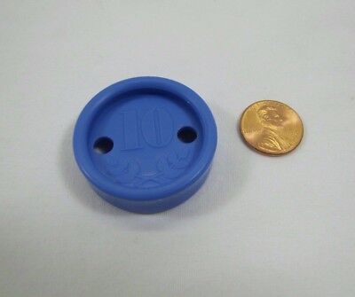 Vintage Fisher Price BLUE 10 CENT COIN MONEY Replacement for CASH REGISTER 1998