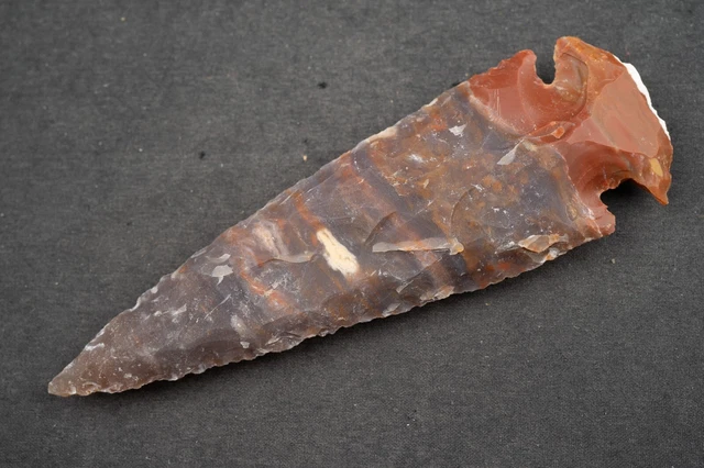 5" Flint Spearhead Ohio Collection Spear Point Knife Blade Arrowhead 437