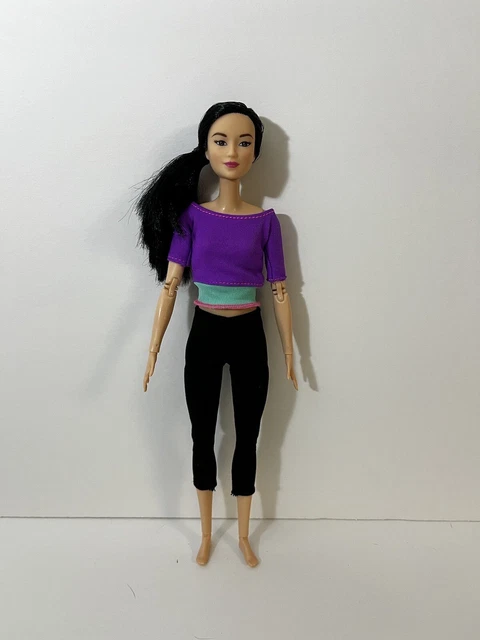 Perruque Monique OOAK Pour Poupée Barbie – Création Unique, Sans La Poupée