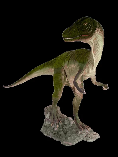 ALLOSAURUS DINOSAUR STATUE Realistic Jurassic Figure Lifesize Model ...