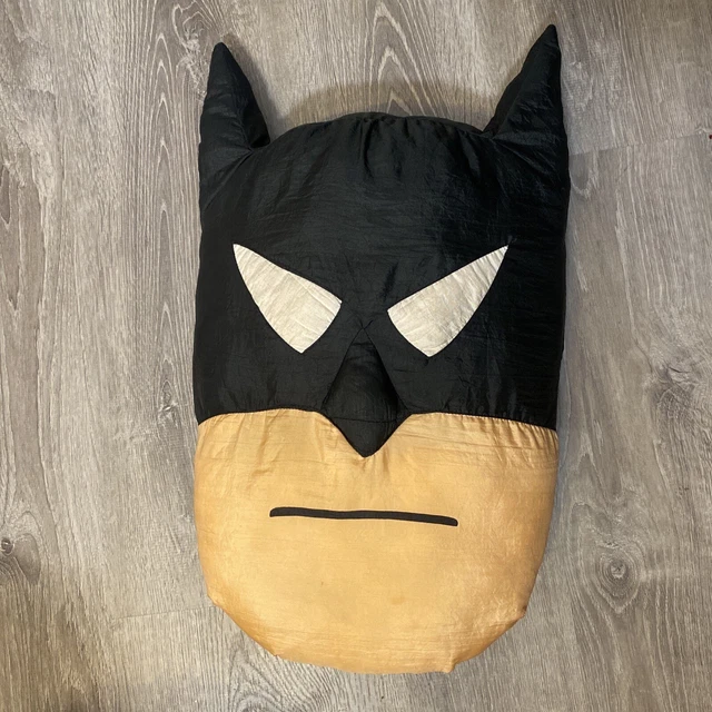 Y2K Vintage Batman Face Pillow Decorative Bed Cartoon Pillow