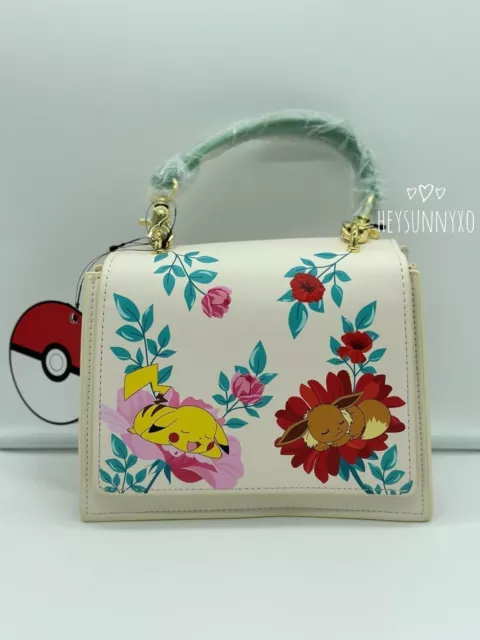 Loungefly Pikachu Pokemon Messenger Crossbody Bag Purse 2017 NWT