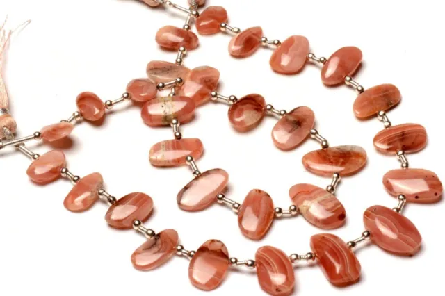 Perles d'onyx naturel de 10 à 16 mm pour la fabrication de bijoux, brin de 9"
