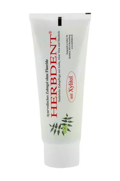 Herbdent Ayurvedisches Zahngel 80ml mit Xylitol, ohne Fluoride 100% vegan