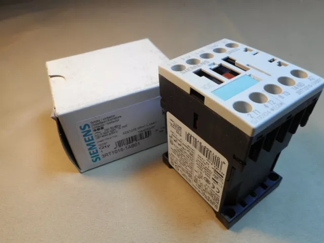 NEW Siemens 3RT1016-1AB01 Contactor 24V, 50/60Hz