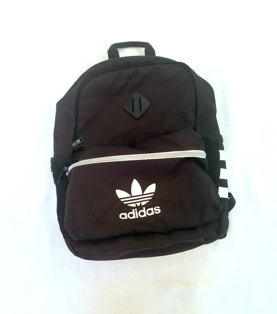 ADIDAS ORIGINALS BASE Backpack 3 Stripes Trefoil Black/ White 17.99