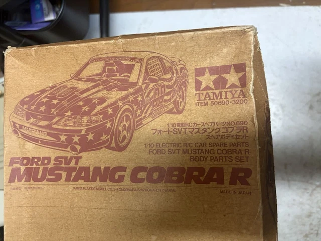 Cobra R Model Kit UN, TAMIYA FOAD SVT MUSTANG COBRA R 1/10 body for chassis! £157.38 ...