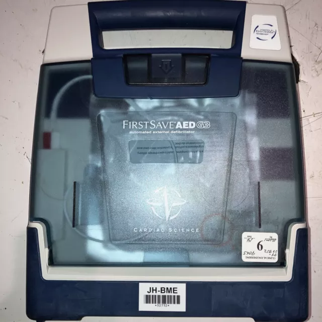 Cardiac Science Firstsave Aed G3 Defibrillator Without Battery Tested